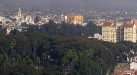 Vista Aerea de la Ciudad de Salta