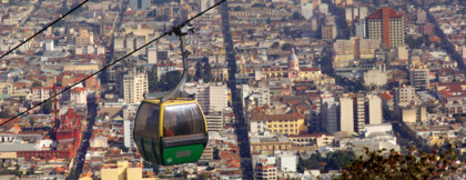 Vista del Teleférico<br>Gentileza del Ministerio de Turismo de Salta