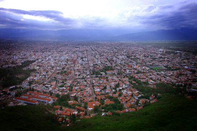 <br>Vista de Ciudad de Salta <br>Gentileza del Ministerio de Turismo de Salta